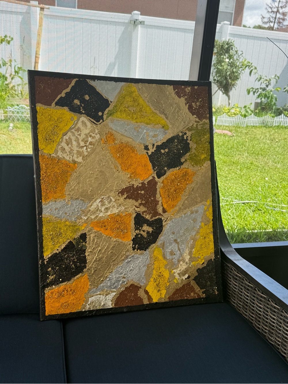 Handmade Textured Abstract Canvas